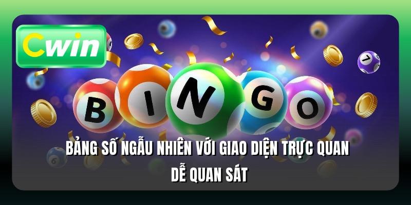 Bảng số ngẫu nhiên với giao diện trực quan dễ quan sát