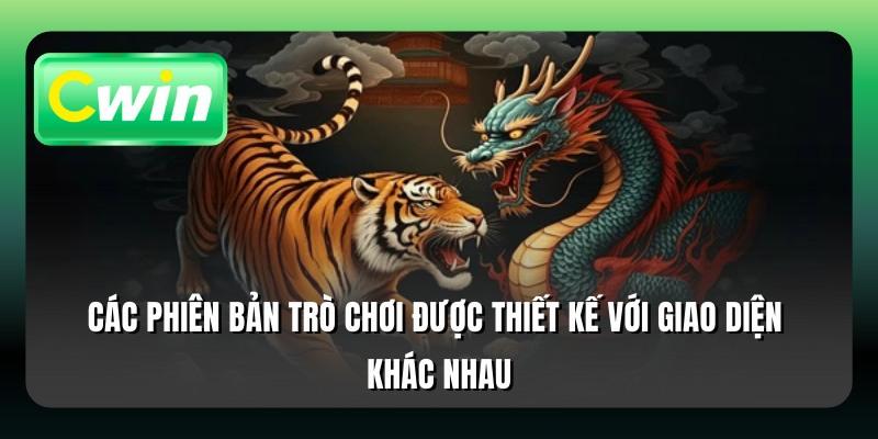 Các phiên bản trò chơi được thiết kế với giao diện khác nhau