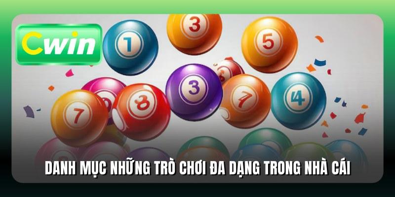Danh mục những trò chơi đa dạng trong nhà cái