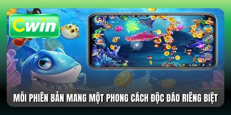 Mỗi phiên bản mang một phong cách độc đáo riêng biệt